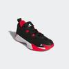 Basketballschuh ADIDAS PERFORMANCE "ADIDAS INITIATION J KIDS", Gr. 36, bunt (core schwarz, cloud weiß, pure ruby), sportlich, Schuhe
