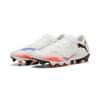 Fußballschuh PUMA "FUTURE 8 MATCH FG/AG Low Fußballschuhe Erwachsene", Gr. 45, weiß schwarz glowing rot, Obermaterial: Synthetik, Textil; Futter: Synthetik, Textil; Innensohle: Textil; Laufsohle: Synthetik, Schuhe