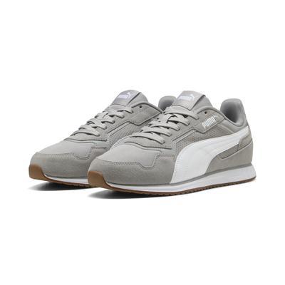 Sneaker PUMA "Softride St Miler Sneakers Erwachsene", Gr. 44, gray echo weiß gum beige, Obermaterial: Kuhleder, Textil, Synthetik; Futter: Textil; Laufsohle: Gummi, Synthetik, Schuhe Image