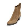 Stiefel MARC O'POLO "mit Innenreißverschluss", Damen, Gr. 38, braun (mid braun), Obermaterial: 100% Leder (Rind), Schuhe