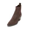 Stiefel MARC O'POLO "mit Innenreißverschluss", Damen, Gr. 41, braun (schwarz braun), Obermaterial: 100% Leder (Rind), Schuhe