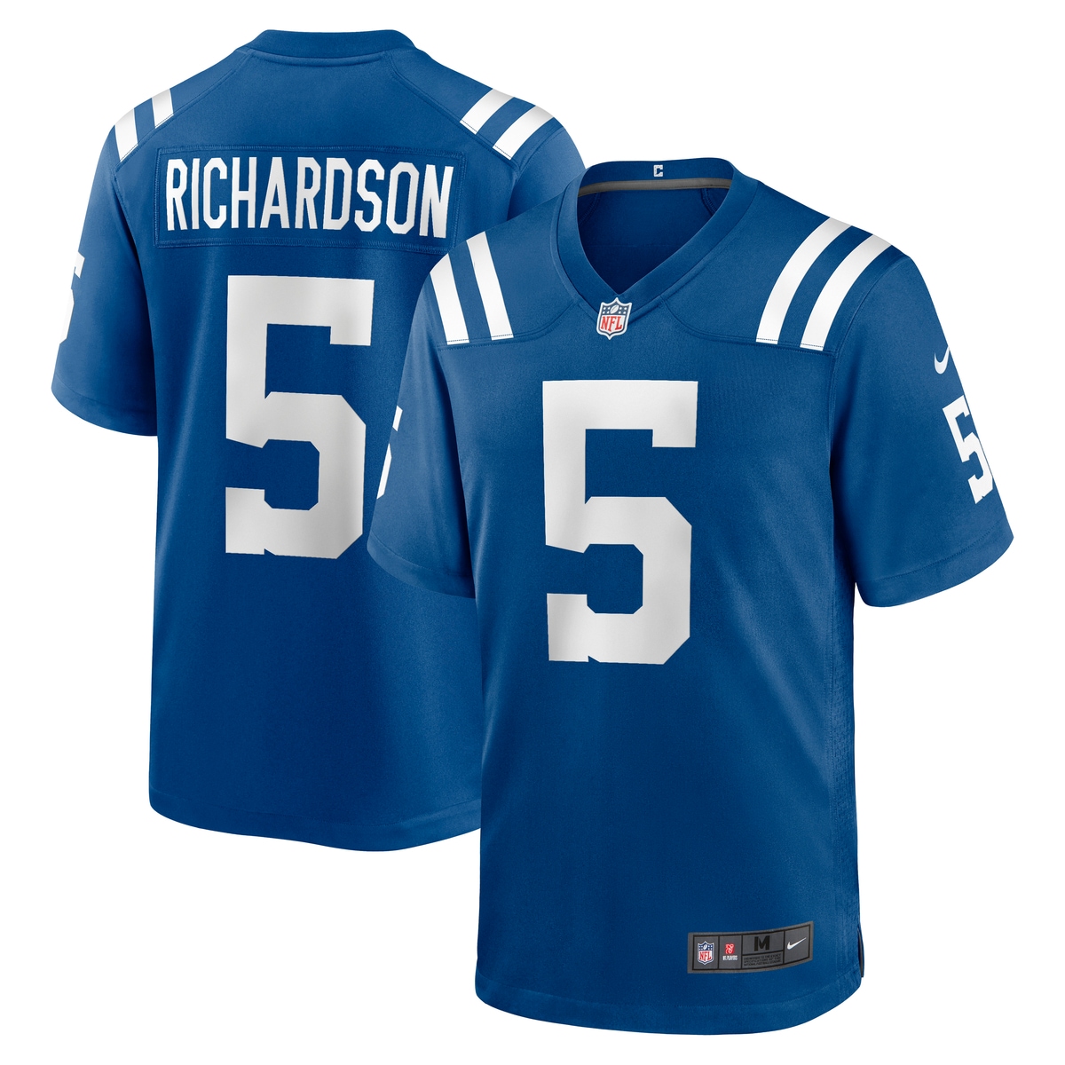 Footballtrikot NIKE "Nike Trikot Indianapolis Colts NFL Home Jersey Richardson 5", Herren, Gr. M, blau (mehrfarbig), 100% Polyester, Trikots