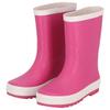 Gummistiefel APOLLO "KINDER STIEFEL", Kinder, Gr. 21/22, pink (fuchsia), Obermaterial: 100% Gummi, unifarben, casual, Schuhe, Regenschauer ist kein Hindernis