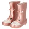 Gummistiefel APOLLO "KINDER STIEFEL", Kinder, Gr. 21/22, bunt (multi color), Obermaterial: 100% Gummi, unifarben mit Farbeinsätzen, casual, Schuhe, Regenschauer ist kein Hindernis mehr