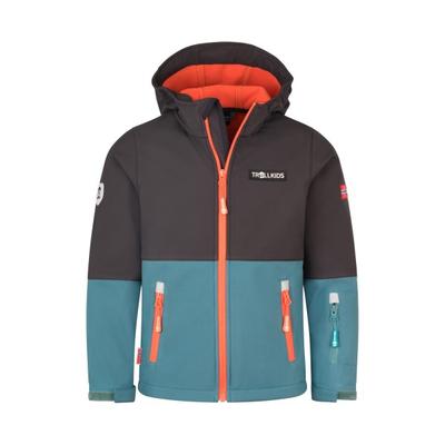Trollkids - Kid's Skjorta Jacket - Softshelljacke Gr 164 grau Image