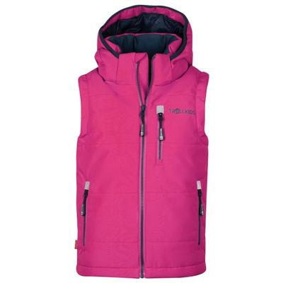 Trollkids - Kid's Narvik Vest XT - Kunstfaserweste Gr 128 rosa Image