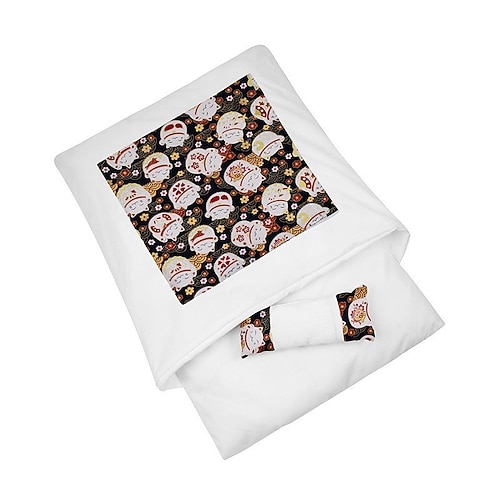 Katzenbetthöhle, Katzenbetten für Hauskatzen, weich und bequem, süßes Katzenhaus, mit waschbarem, gepolstertem Kissen, geschlossenes Katzenbett, Katzenhütte, Versteck, kleines Hundezelt Image