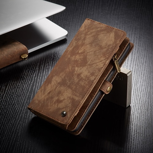 Handy Hülle Handyhüllen Für Samsung Galaxy S22 S21 Ultra Plus S20 A56 A36 A16 A55 5G A35 5G A25 A15 Brieftaschenhülle Reisverschluss Ständer Stoßfest PU-Leder Image