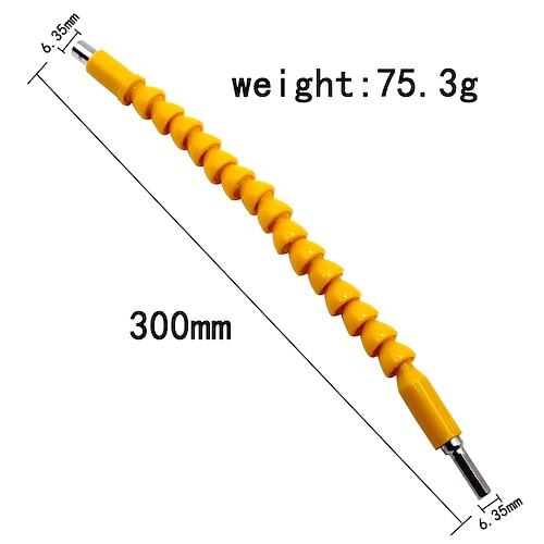 flexibler Bohrschrauber-Bit multifunktionaler universeller Schlangenschlauch Kardanwellenanschluss weicher Verlängerungsstab Link Image