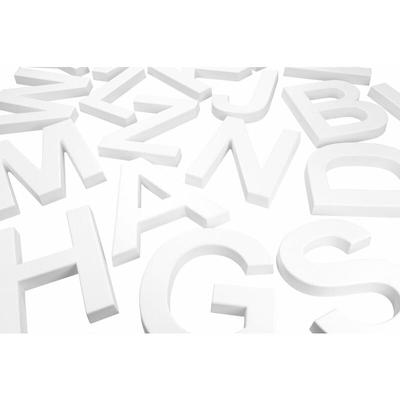 3D Buchstaben PU stoßfest Grand Decor 200mm Höhe A bis Z: V - 180 mm Image