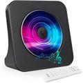 Lettore CD da tavolo con trasmettitore Bluetooth, lettore CD portatile con altoparlanti e timer,