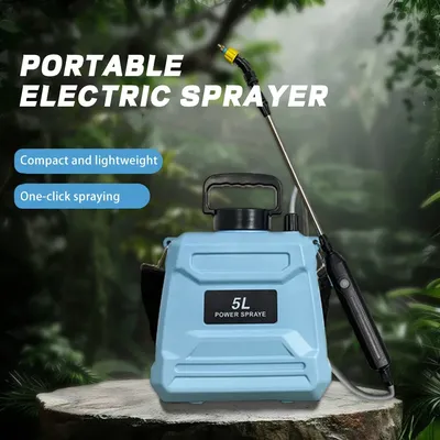 4-in-1 Cordless Sprayer: Ultra-Light (2KG) Lithium Battery, 4 Spray Modes for Garden/Farm/Disinfection with 6H Runtime