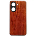 Custodia in legno di legno naturale TPU per Xiaomi POCO X7 Pro Poco X7 X6 F5 F6 Pro Custodia Cover Custodia in pelle per telefono