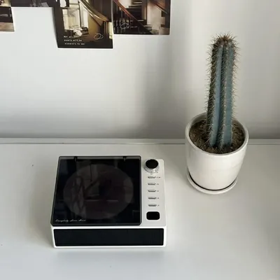Kompaktes CD-Player Heimgerät Bluetooth Hifi Stereo Musikbox mit USB/AUX Multifunktional Image