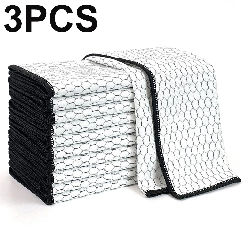 Mikrofaser Anti-statische Handtuch Computer Auto Sauber Mikrofaser Reinigungstuch Trocknen Autos Waschen Handtuch Hause Gläser Reinigung Tücher Image