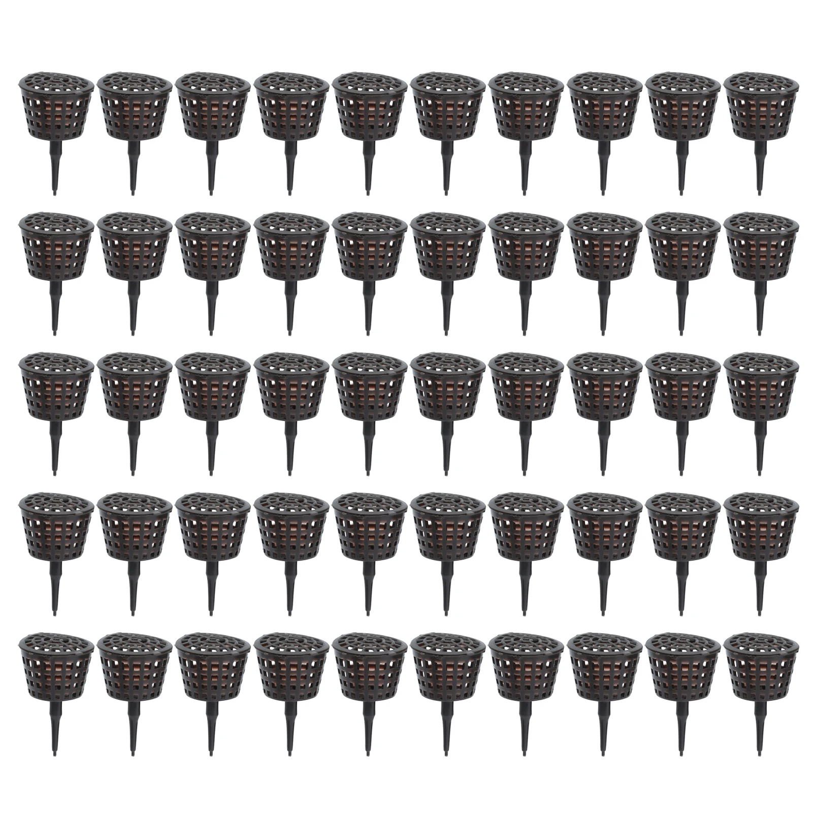 50 Stück Düngerkorb aus Kunststoff, robust, langlebig, Pflanzdüngungsbox für Topfpflanzen, Zuhause, Balkone, Garten