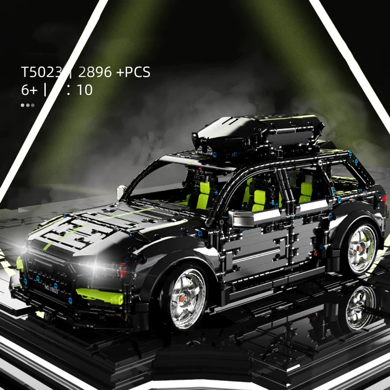 2896PCS Schwarz geländewagen Bausteine Spielzeug Modell SUV Montieren Ziegel Spielzeug Sets Für Kind Ornament Geschenke Image