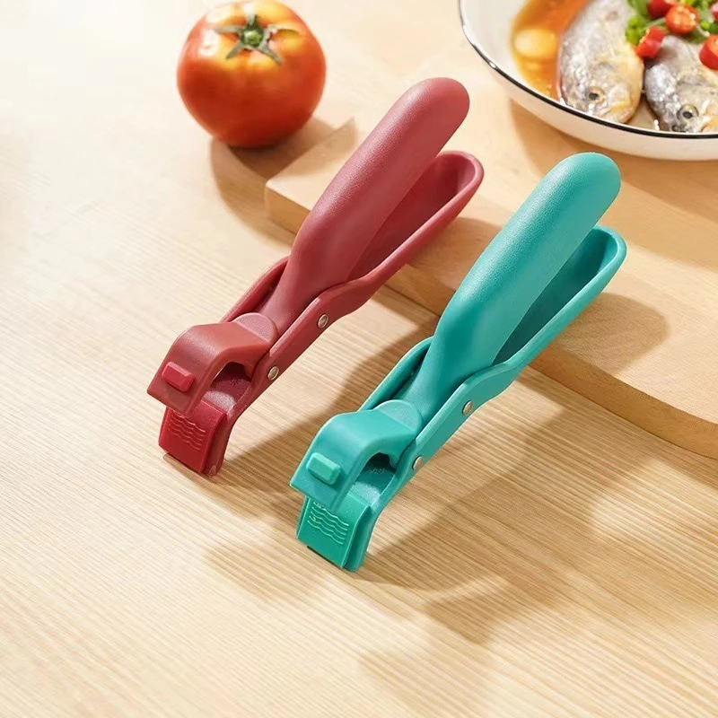 Clip Anti-brûlure en Silicone pour cuisine, assiette Anti-brûlure, bol, support de Pot, Clip Anti-chaud, accessoires de cuisine, outils de cuisine