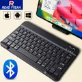 Tastiera wireless Bluetooth per IOS Android Windows per iPad Samsung Xiaomi Phone Tablet Tastiera spagnola coreana inglese ebraico