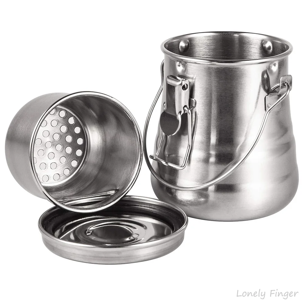 Ölpinsel-Waschmaschine, tragbar, auslaufsicherer Pinsel aus Edelstahl, Künstler-Waschmaschine mit Deckel und Filtersieb für Ölgemälde Image