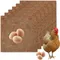 30cm New Egg Mat Coir Mat Lizard Clean Moisture Crawling Pet Box Mat Chicken Nest Mat Pet Supplies