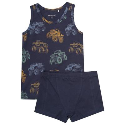 Minymo - Kid's Underwear Set AOP Boys - Alltagsunterwäsche Gr 92 blau Image