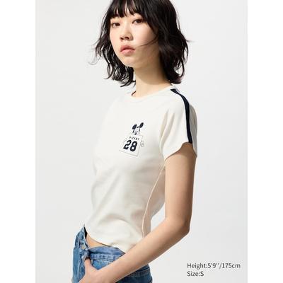 Uniqlo - Mickey & Friends Sports Ut Graphic T-shirt - Off White - XS