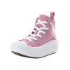 Sneaker CONVERSE "CHUCK TAYLOR ALL STAR MOVE PLATFORM", Gr. 34, cliffside rose, weiß, schwarz, Textil, sportlich, Schuhe