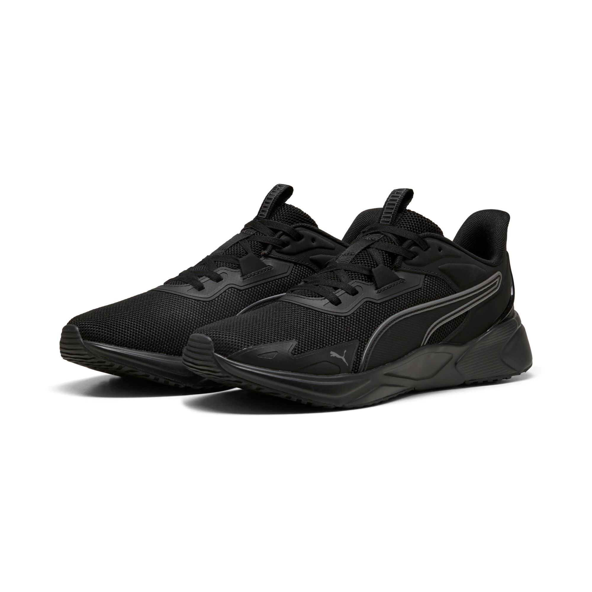 Trainingsschuh PUMA "DISPERSE XT 4 KNIT", Damen, Gr. 41, schwarz (puma schwarz, cool schwarz gray), Textil, Schuhe
