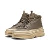 Stiefel PUMA "Mayra Sneakers Damen", Gr. 38, braun (totally taupe braun), Obermaterial: Leder, Synthetik; Futter: Textil; Innensohle: Textil; Laufsohle: Gummi, Schuhe