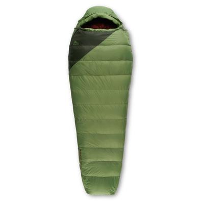 Kelty - Cosmic 40 - Daunenschlafsack Gr 199 x 79 cm - Regular Zip: Right Dill / Cherry Mahogany Image