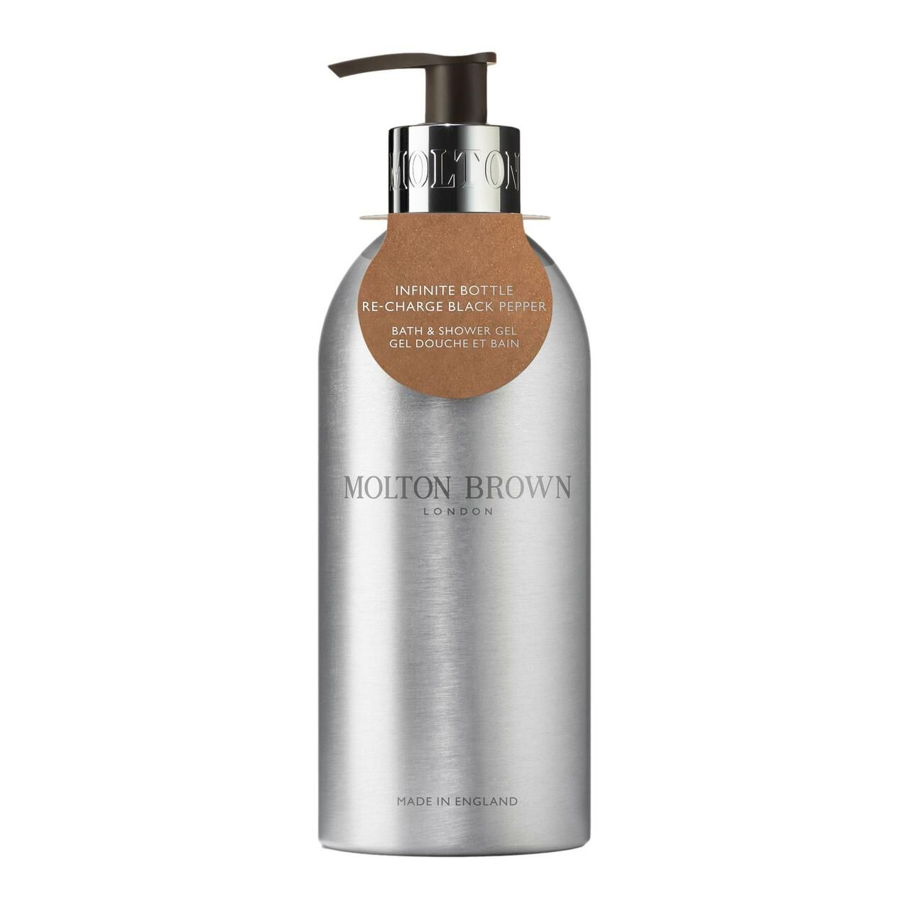 Gel doccia per uomini Molton Brown al pepe nero 400 ml Schiuma da bagn