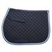 SmartPak Deluxe Medium Diamond AP Saddle Pad - Navy (White/Royal Trim) - Smartpak