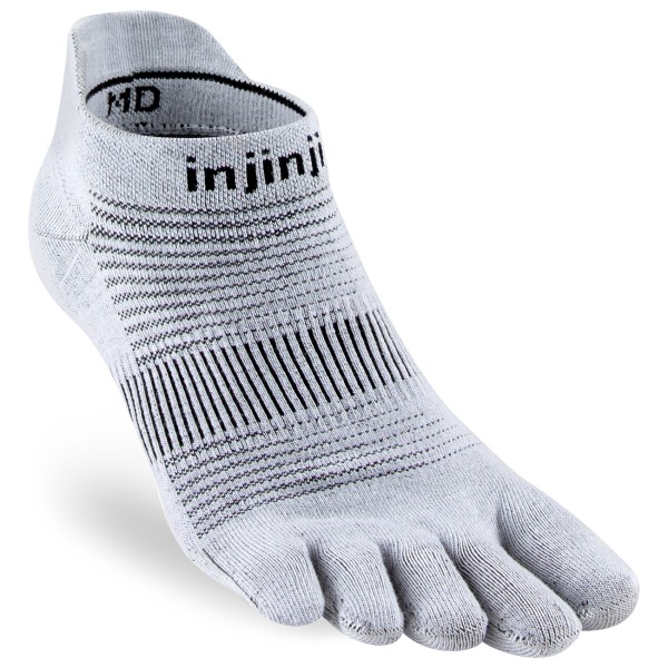 Injinji - Run Original Weight No Show - Laufsocken 44,5-47 | EU 44,5-47 grau