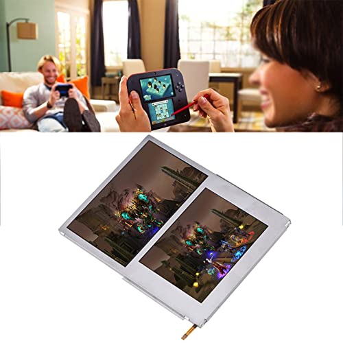 SustVita 2DS XL Screen Replacement Kit, Top Bottom LCD Display Repair Parts, for 2DS Console