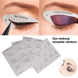 Nouveau modèle de maquillage ombre à paupières/eyeliner Europe et amérique autocollant modèle de maquillage pour les yeux autocollant 4 pièces