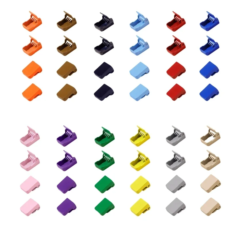 1/2/4 Paar abnehmbare wiederverwendbare Schnalle ohne Krawatte Schnürsenkel Press Lock Zubehör ohne Krawatten elastische Schnürsenkel Sneaker Kinder Erwachsene Image