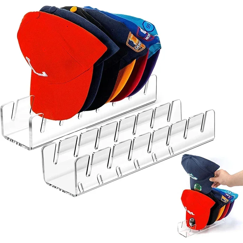 Hutst änder für Baseball mützen keine Installation Hut Organizer für 7 Baseball mützen Hut Aufbewahrung Display halter für Schlafzimmer Schrank Kommode