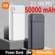 Xiaomi 120W 50000mAh PowerBank Caricatore portatile super veloce Batteria esterna PoverBank PowerBank ad alta capacità per iPhone Samsung