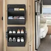 1/2 stücke Rv Schuh Lagerung Rack Mit Klebeband Tür Wand Schuh Rack Mit Großen Tiefen Taschen Camper Kleiderschrank lagerung Organizer