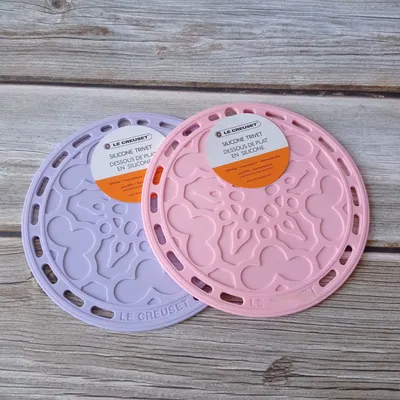 Le Creuset Cool Color High Temperature Resistant Silicone Pad Kitchen Pot Heat Insulation Pad Home Dining Mat round ape Fre...