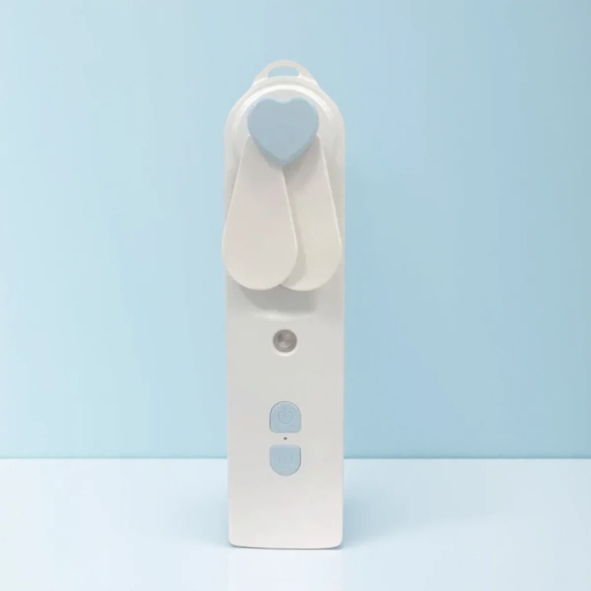 Tragbarer 2-in-1-Mini-Lüfter, Luftbefeuchter, wiederaufladbarer USB-Handventilator, Wasserspray, Nebelventilator, Gesichtsdampfer, Luftkühler für das Heimbüro Image