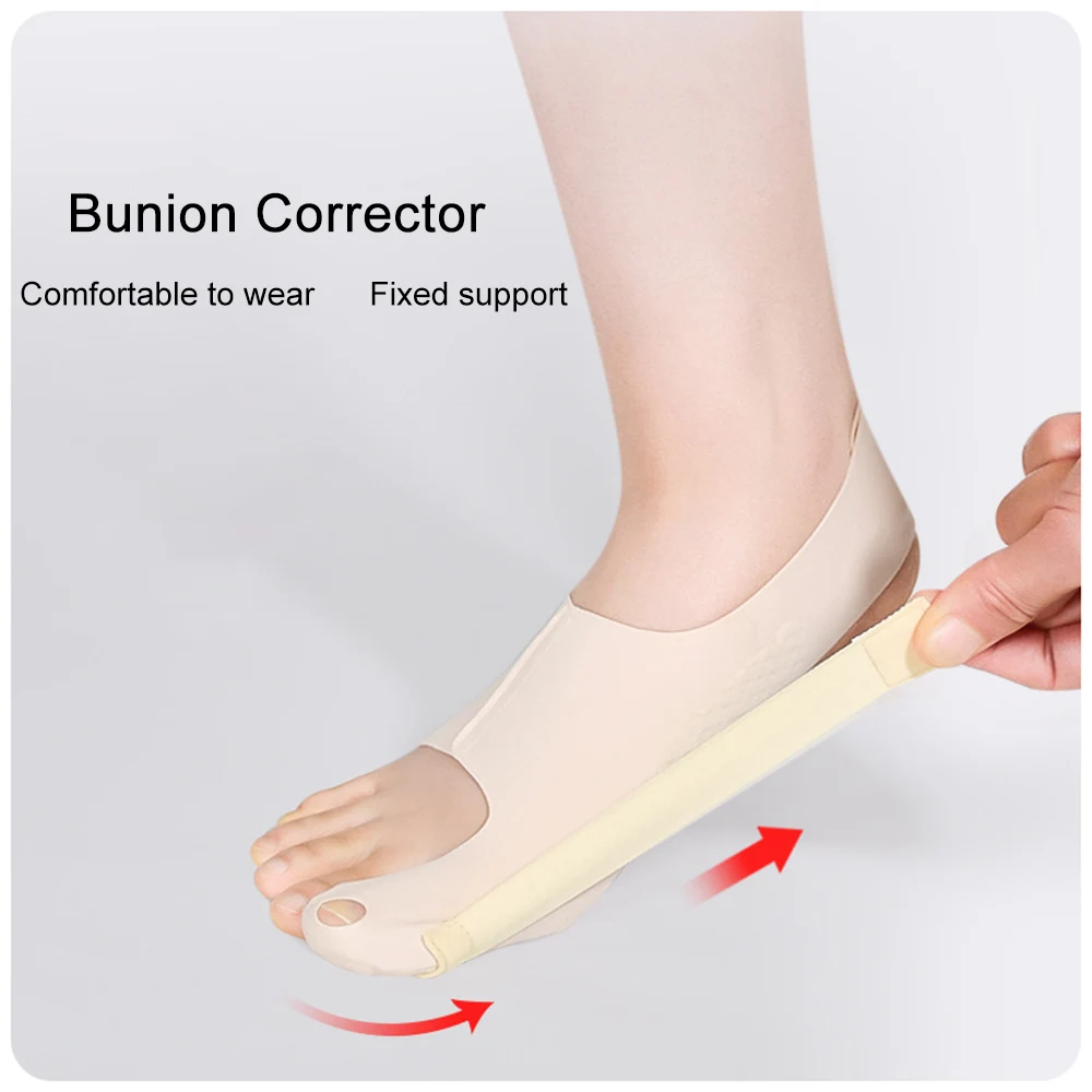 1pc Korrektor Hallux Valgus Big Toe Bunion Korrektor ortho pä dische Socken Zehen Separator Frauen Männer Fußpflege Zehen Schmerz lindern Werkzeuge Image