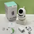 Telecamera IP ICSee APP Smart Home Telecamera di sicurezza HD 1080P Rete di tracciamento automatico Telecamera WiFi per visione notturna di sorveglianza wireless