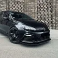 Auto Paraurti Anteriore Labbro Spoiler Corpo Kit Splitter Diffusore Deflettore Canard Per VW Golf 6 MK6 R R20 2008-2013 Nero Spoiler Tuning