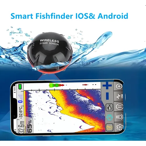FindFish Kabelloser Fischfinder, Sonarsensor, Echolot zum Angeln – neue Technologie in tragbaren Wassererkundungsgeräten