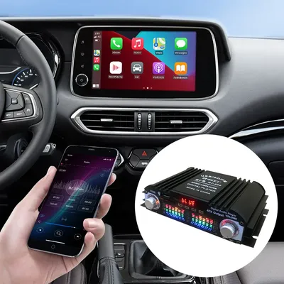 1600 W Peak HiFi Sound Verstärker FM USB Fernbedienung Bluetooth-Kompatibel Karaoke Player 4 Kanal HiFi Stereo AMP Image