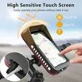 Touch Screen Bike Scooter Manubrio Custodia per telefono Borsa Impermeabile Bicicletta Moto MTB Supporto per cellulare Supporto Blocco rapido