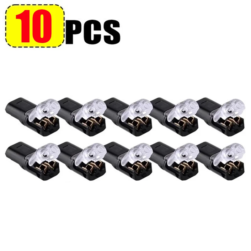 10–20 Stück 2-poliger Wegstecker, wasserdichter elektrischer Steckverbinder, Auto-Drahtkabel, Kfz-elektrischer Steckverbinder, Streifen-Klemmenanschluss Image
