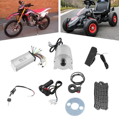 60V 2000W bürstenloser Gleichstrom-Mittelmotor, geeignet für Elektro-Scooter-Gokarts, Nachrüstung von Ersatzteilen